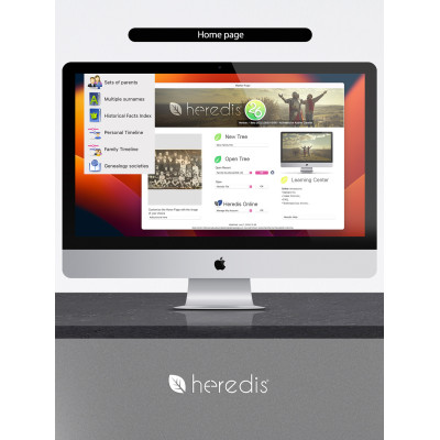 Family tree software for MAC - HEREDIS 26