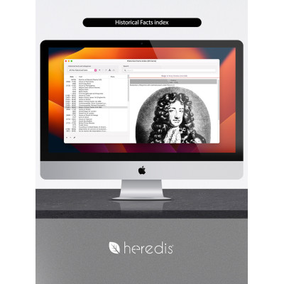 Family tree software for MAC - HEREDIS 26