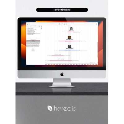 Family tree software for MAC - HEREDIS 26