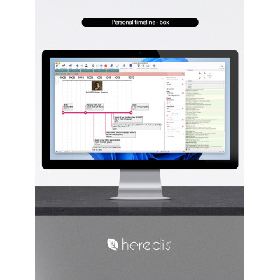 Family tree program for WINDOWS & MAC - HEREDIS 26