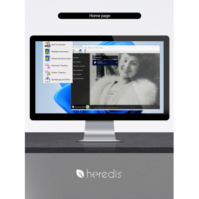 Family tree program for WINDOWS & MAC - HEREDIS 26